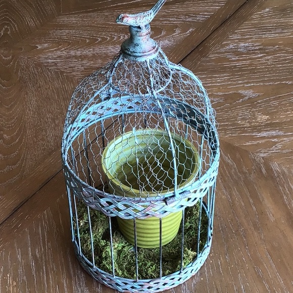 Decorative Bird Cage 15” Tall - Picture 2 of 8